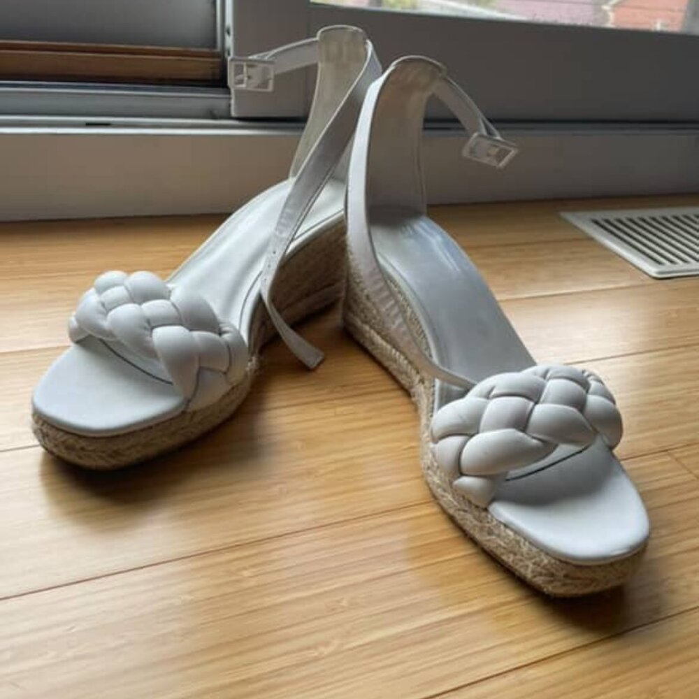 **SOLD**H&M White Wedge's
